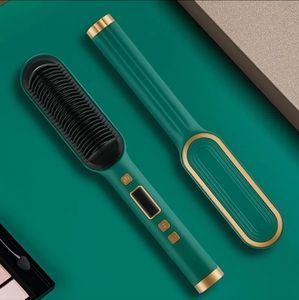 ❗️SOLD❗️Ceramic Hot Comb Hair Straightening Brush NWT